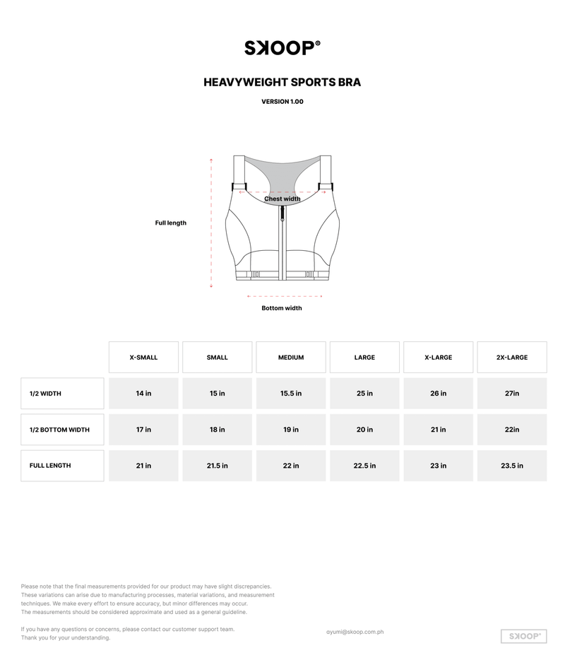 SKOOP® Nero Heavyweight Sports Bra Onyx - SKOOP