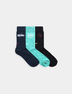 JERZY2K Graphic Socks Set of 3 - SKOOP