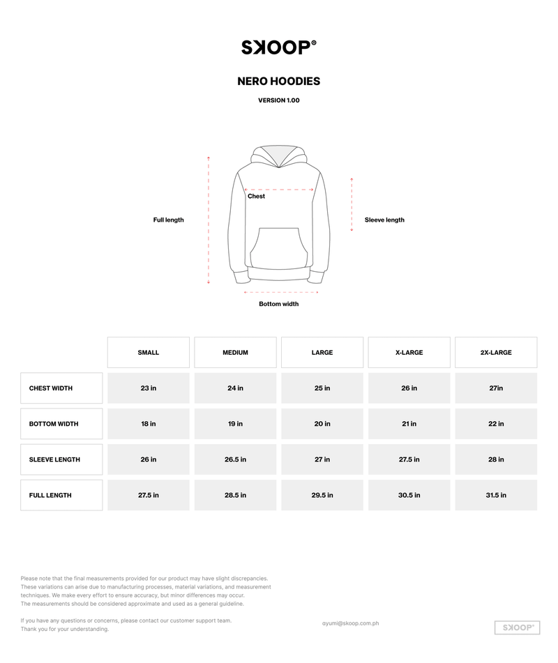 SKOOP® Nero Evergreen Hoodie Onyx - SKOOP