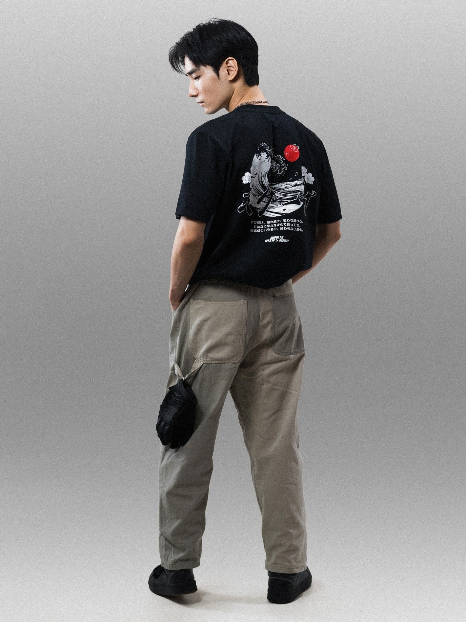 Okinawa Black T-Shirt - SKOOP