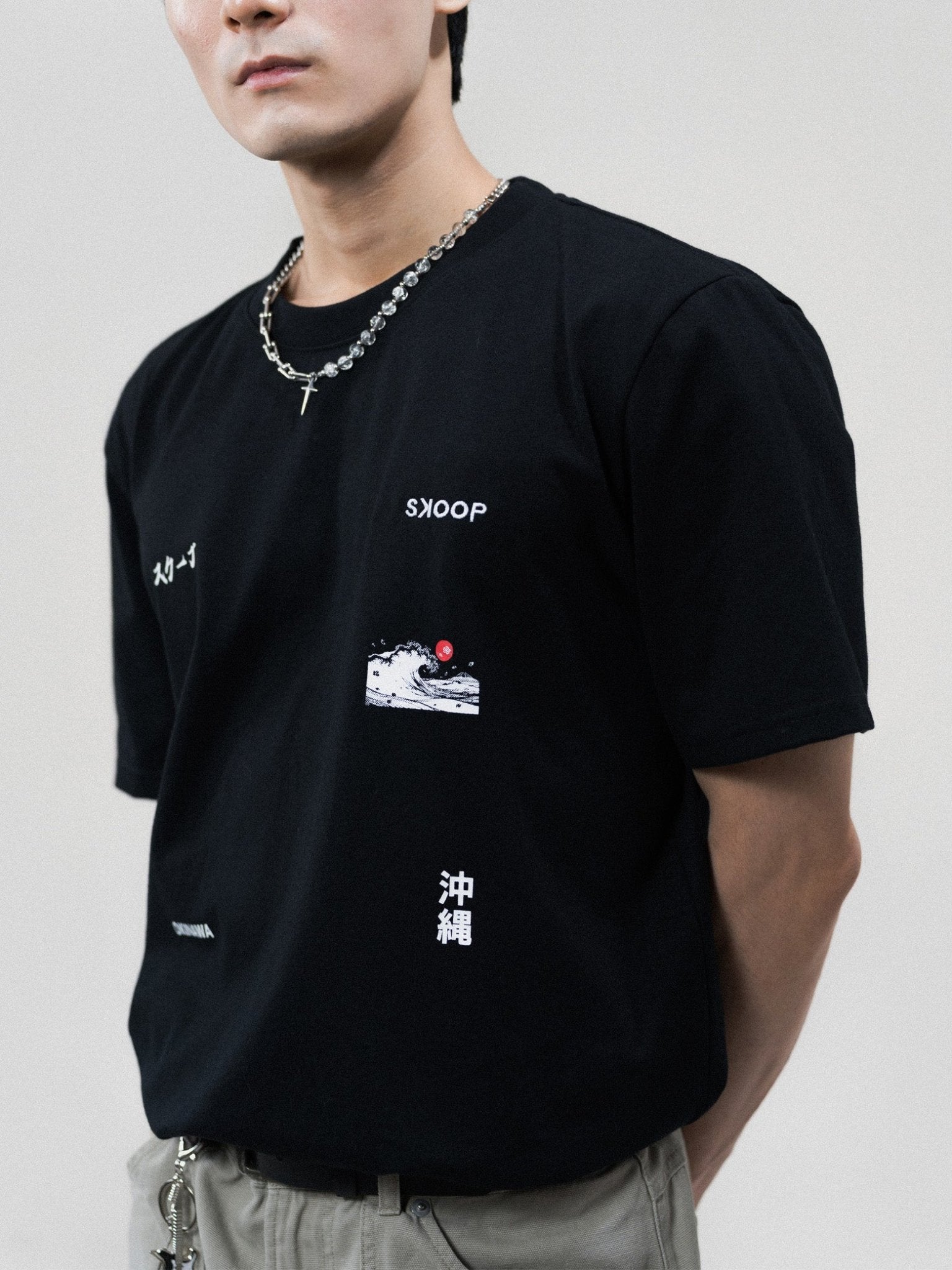 Okinawa Black T-Shirt - SKOOP