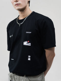 Okinawa Black T-Shirt - SKOOP