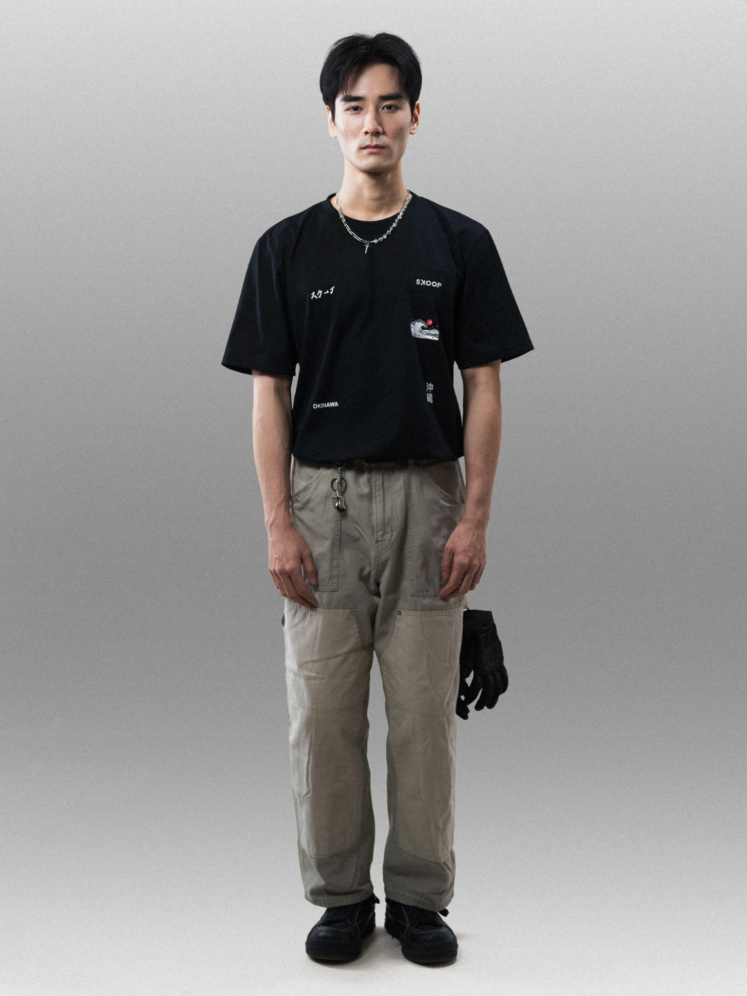 Okinawa Black T-Shirt - SKOOP