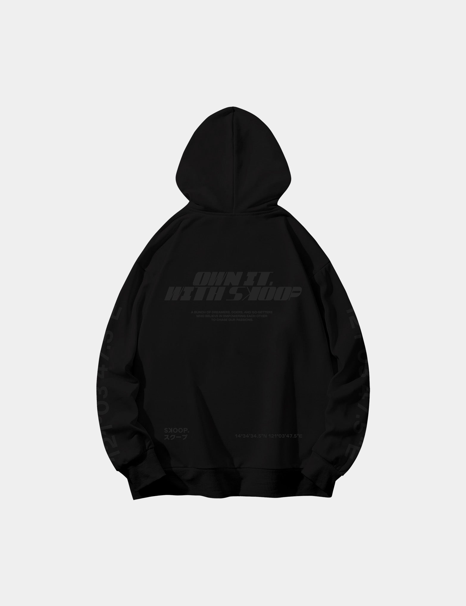 SKOOP® OWN IT w/ SKP Hoodie Onyx - SKOOP
