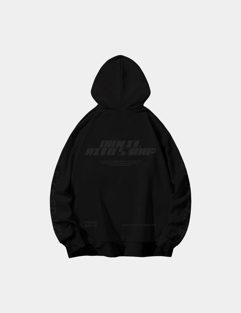SKOOP® OWN IT w/ SKP Hoodie Onyx - SKOOP