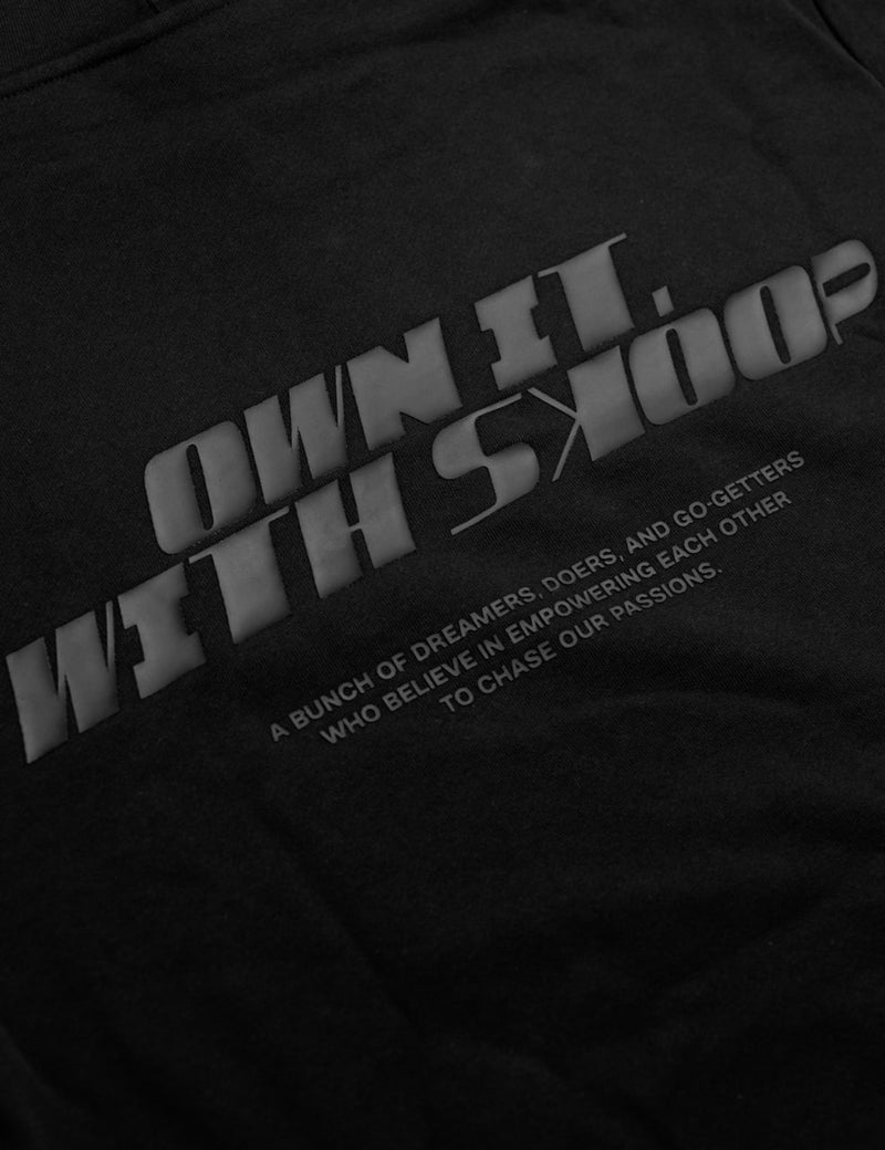 SKOOP® OWN IT w/ SKP Hoodie Onyx - SKOOP