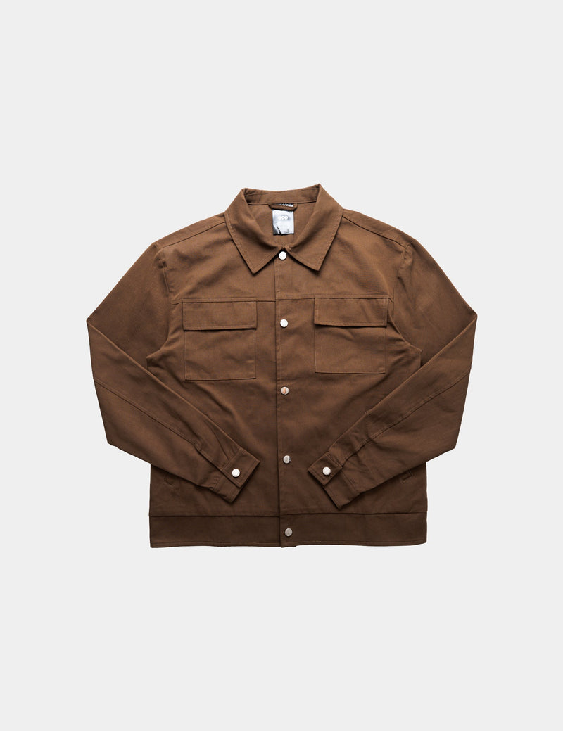 🎁 BASIKS Work Jacket Woods Brown - SKOOP