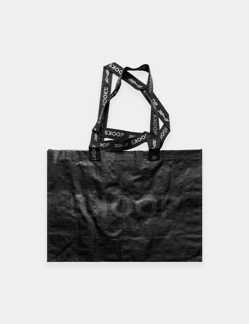 🎁 SKOOP® Woven Tote Bag Black - SKOOP