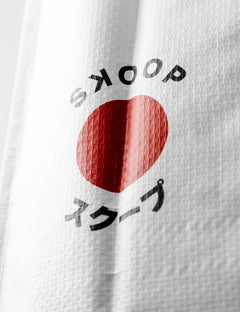 SKOOP® Woven Tote Bag White - SKOOP