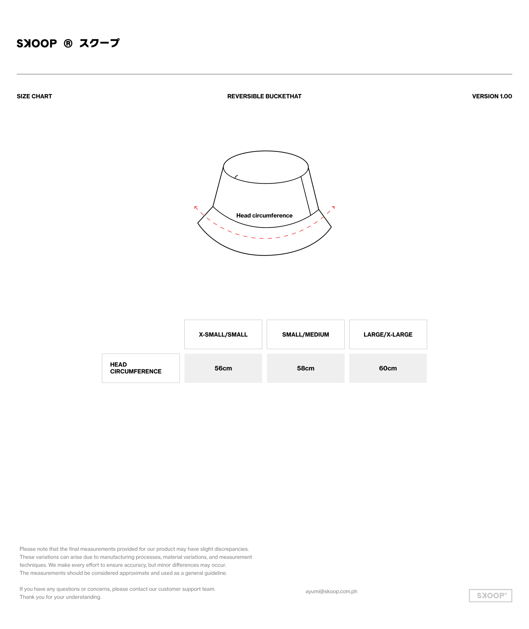 SKOOP® Wabi Sabi Reversible Bucket Hat - SKOOP