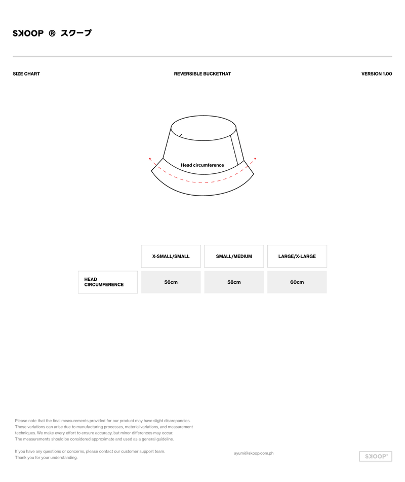 SKOOP® Wabi Sabi Reversible Bucket Hat - SKOOP