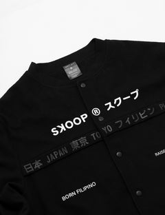 SKOOP® Ryuu Varsity Jacket Triple Black - SKOOP
