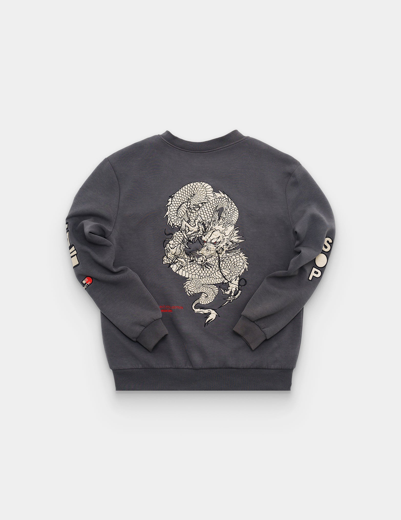 SKOOP® Ryuu Varsity Jacket Warm Cement - SKOOP