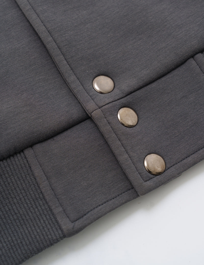 SKOOP® Ryuu Varsity Jacket Warm Cement - SKOOP