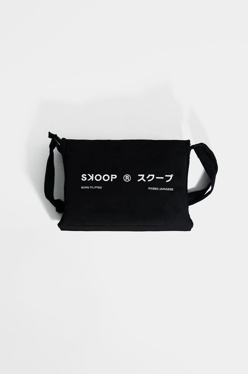 SKOOP® Ryuu Suede Sling Totebag Onyx - SKOOP