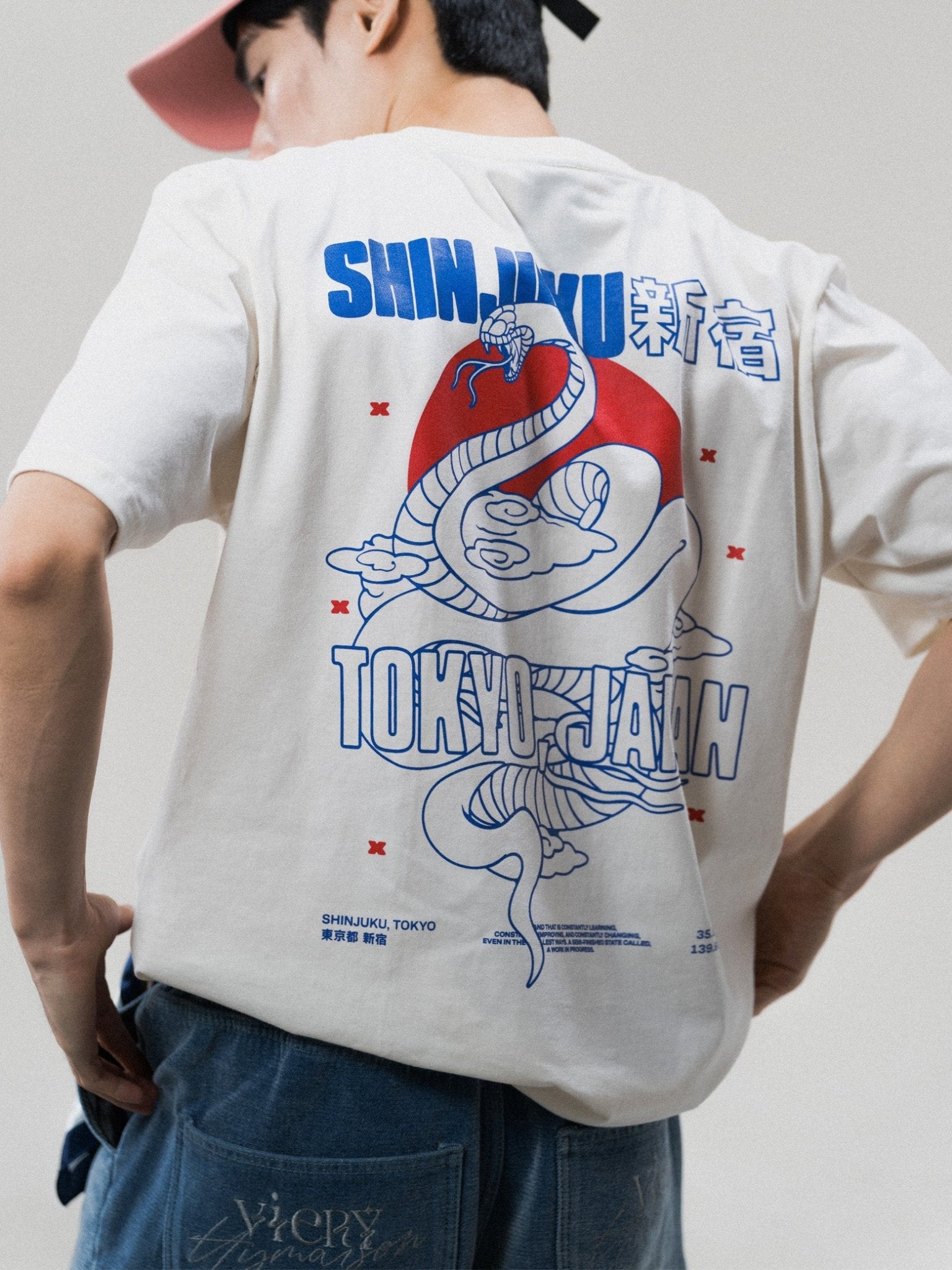 Shinjuku Cream T-Shirt - SKOOP