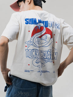 Shinjuku Cream T-Shirt - SKOOP