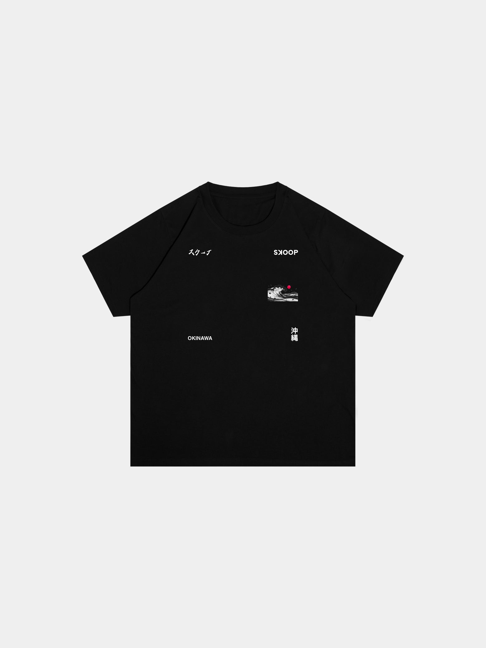 Okinawa Black T-Shirt - SKOOP