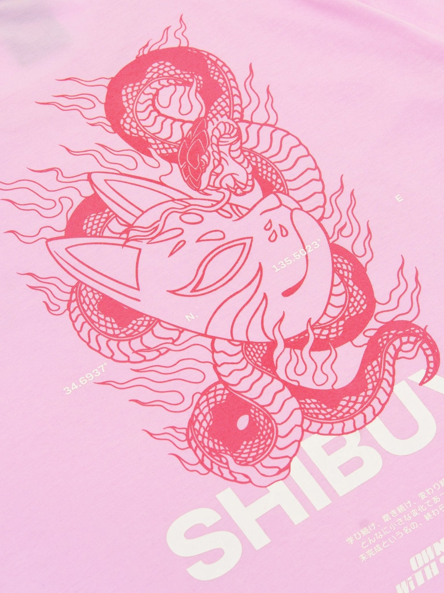 Shibuya Pink T-Shirt - SKOOP