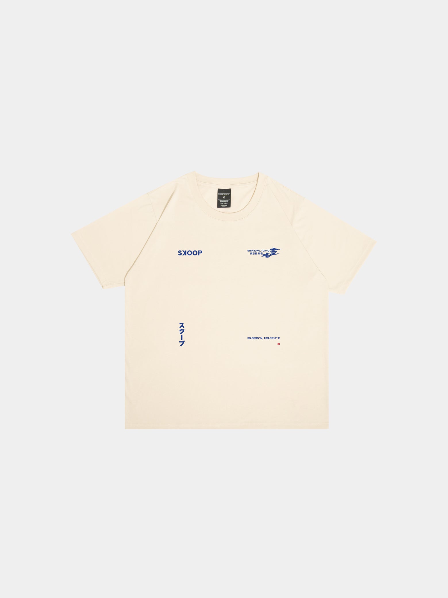 Shinjuku Cream T-Shirt - SKOOP