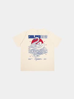 Shinjuku Cream T-Shirt - SKOOP
