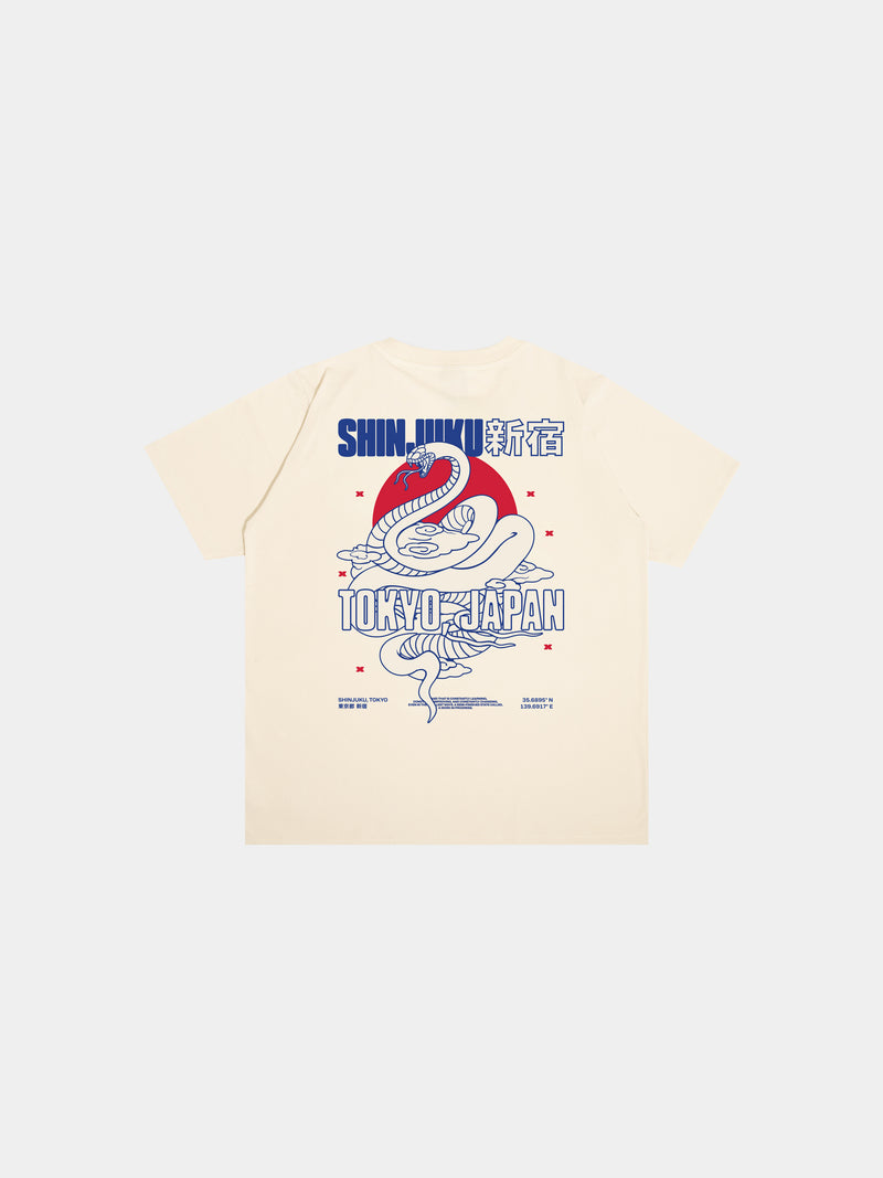 Shinjuku Cream T-Shirt - SKOOP