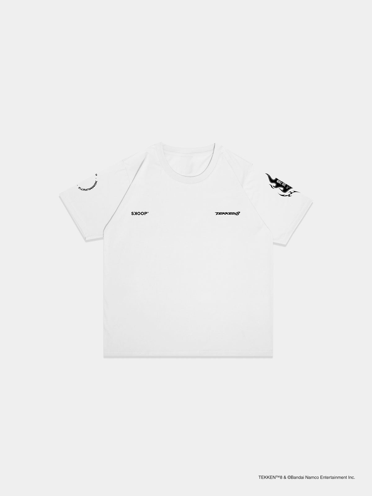 Fist Meets Fate Graphic Shirt White - SKOOP