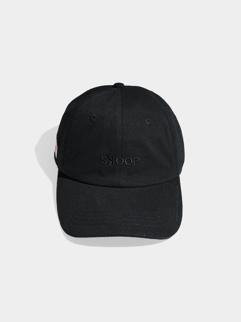 W.I.P. Black Soft Cap - SKOOP