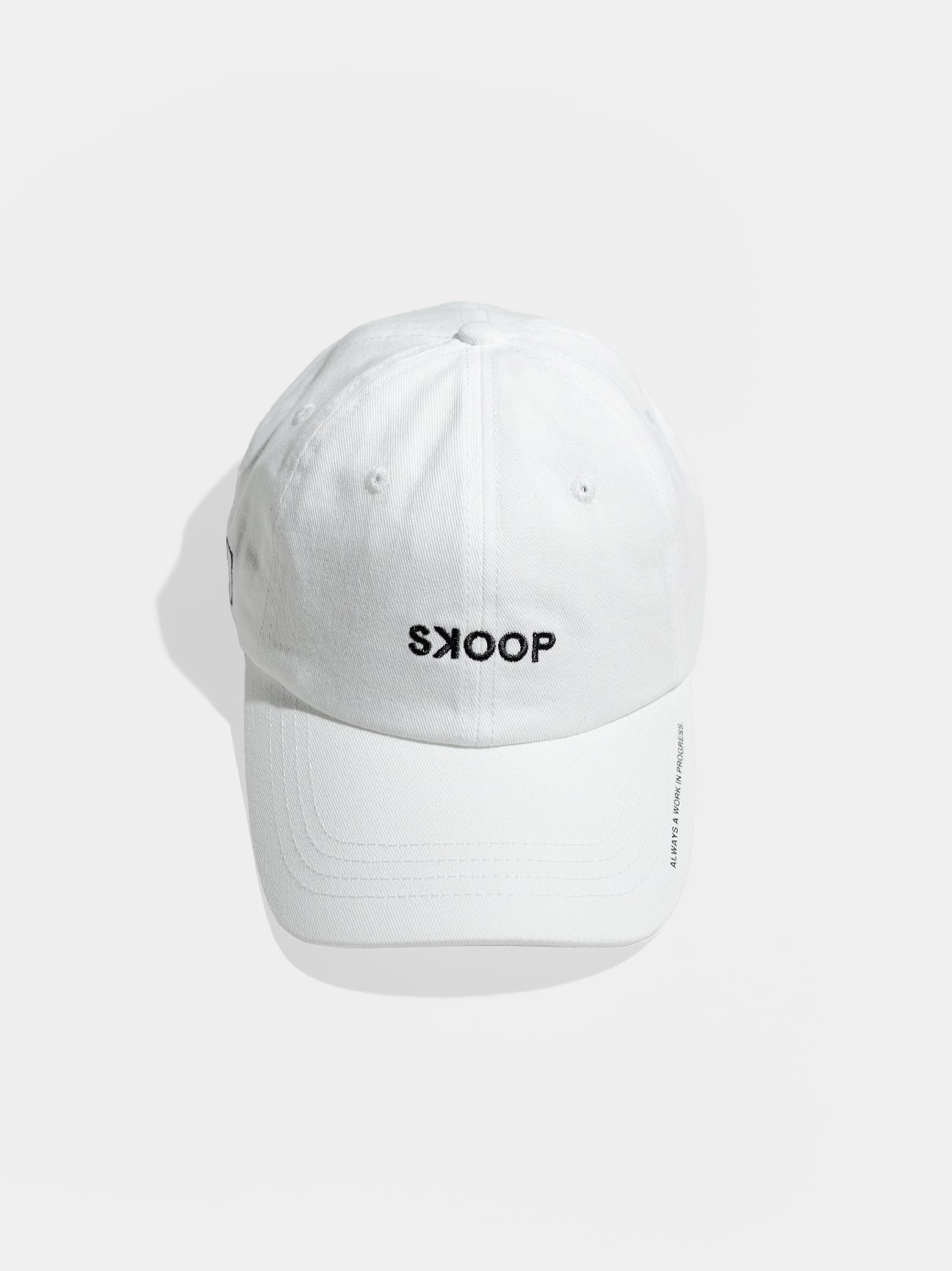 W.I.P. White Soft Cap - SKOOP