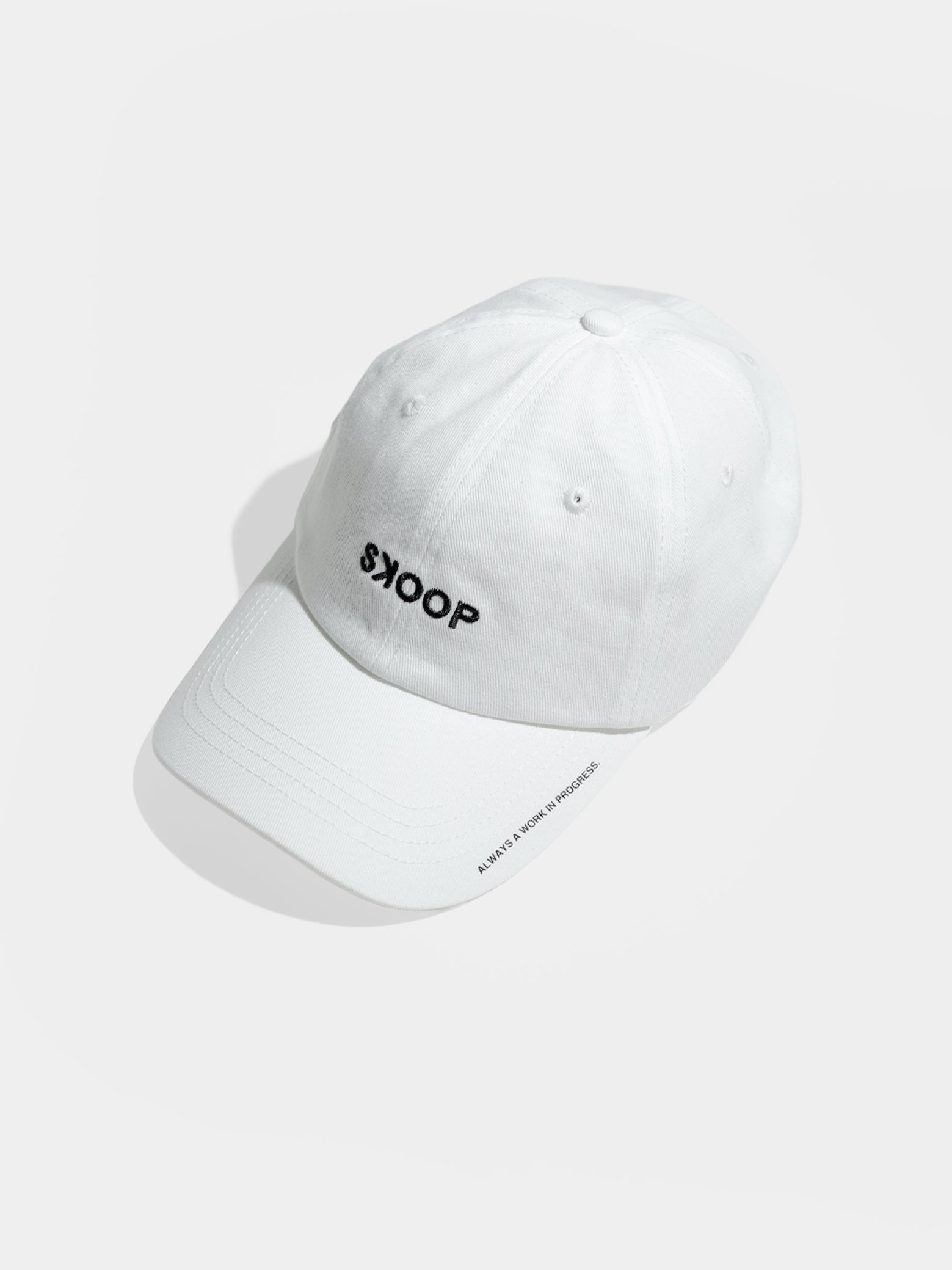 W.I.P. White Soft Cap - SKOOP