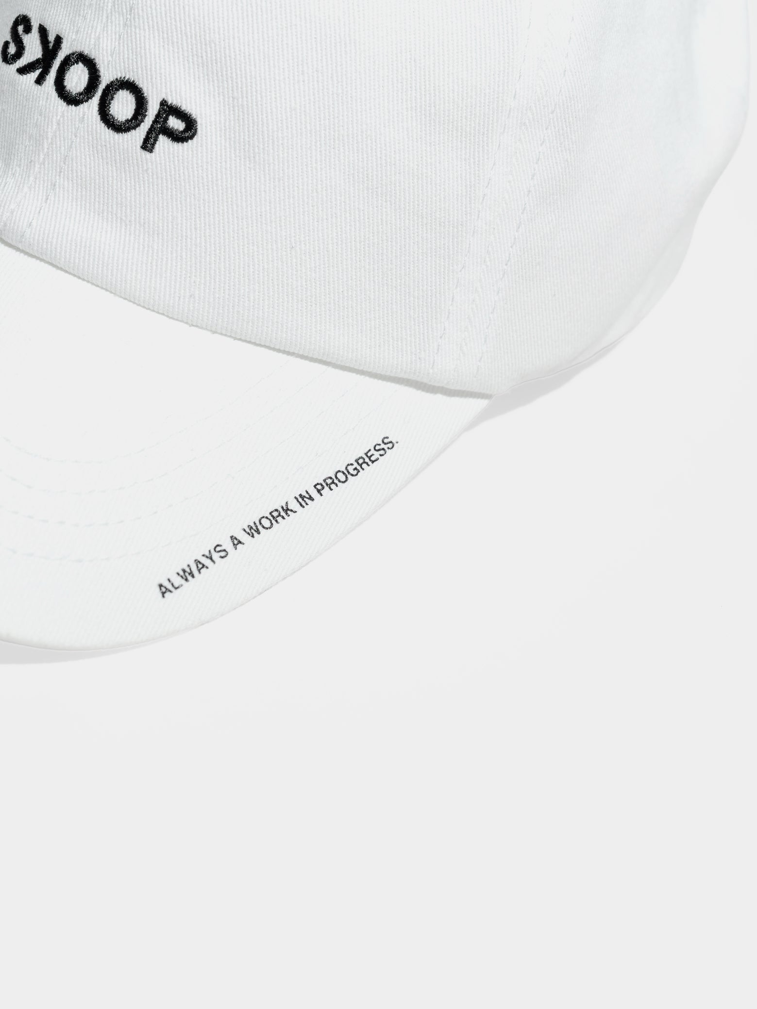 W.I.P. White Soft Cap - SKOOP