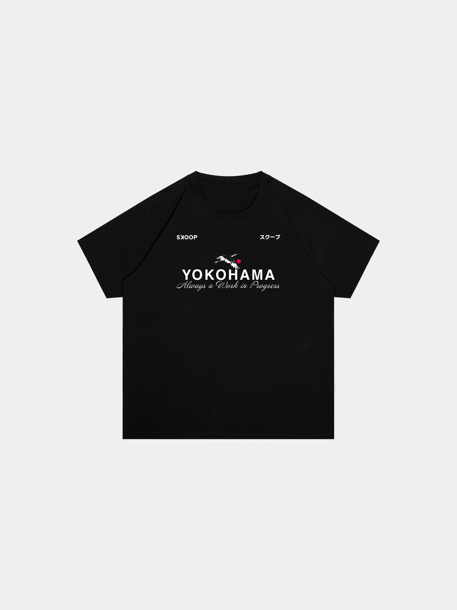 Yokohama Black T-Shirt - SKOOP