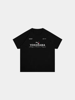 Yokohama Black T-Shirt - SKOOP