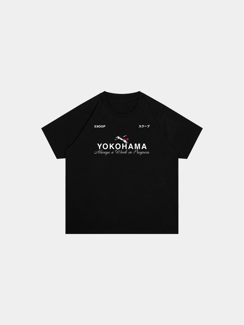 Yokohama Black T-Shirt - SKOOP