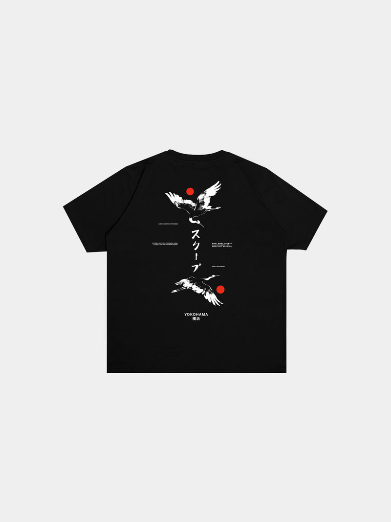 Yokohama Black T-Shirt - SKOOP