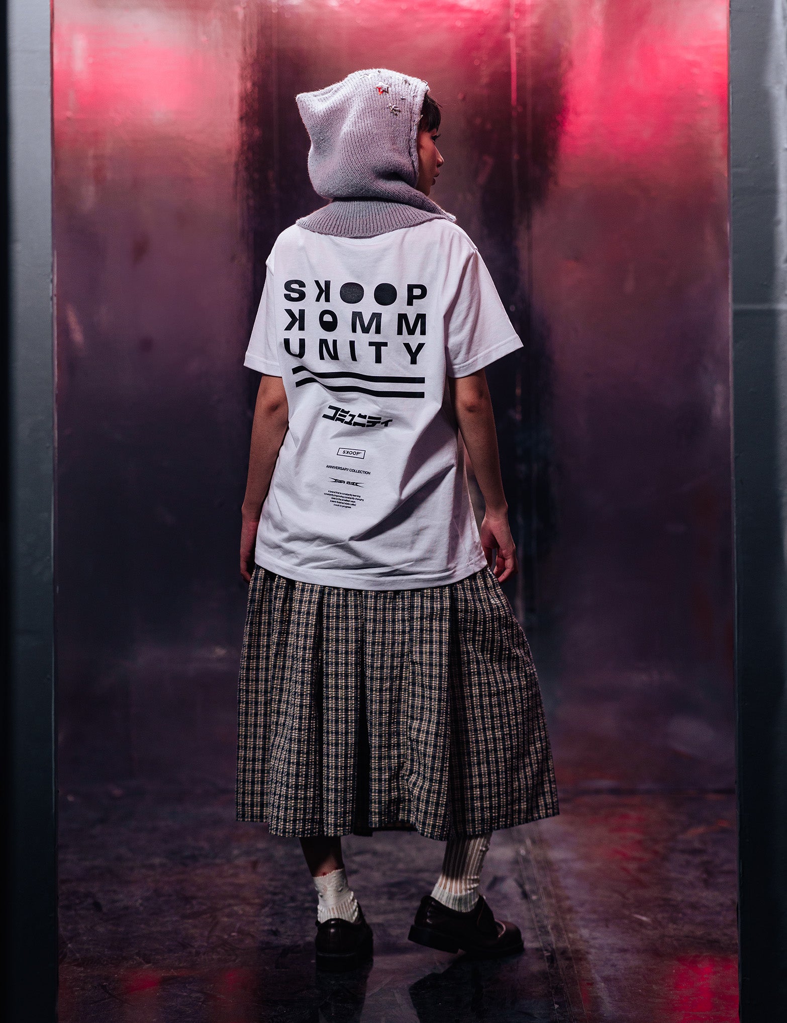 SKOOP® Crewneck Shirt SKP KMNTY 2024 White - SKOOP