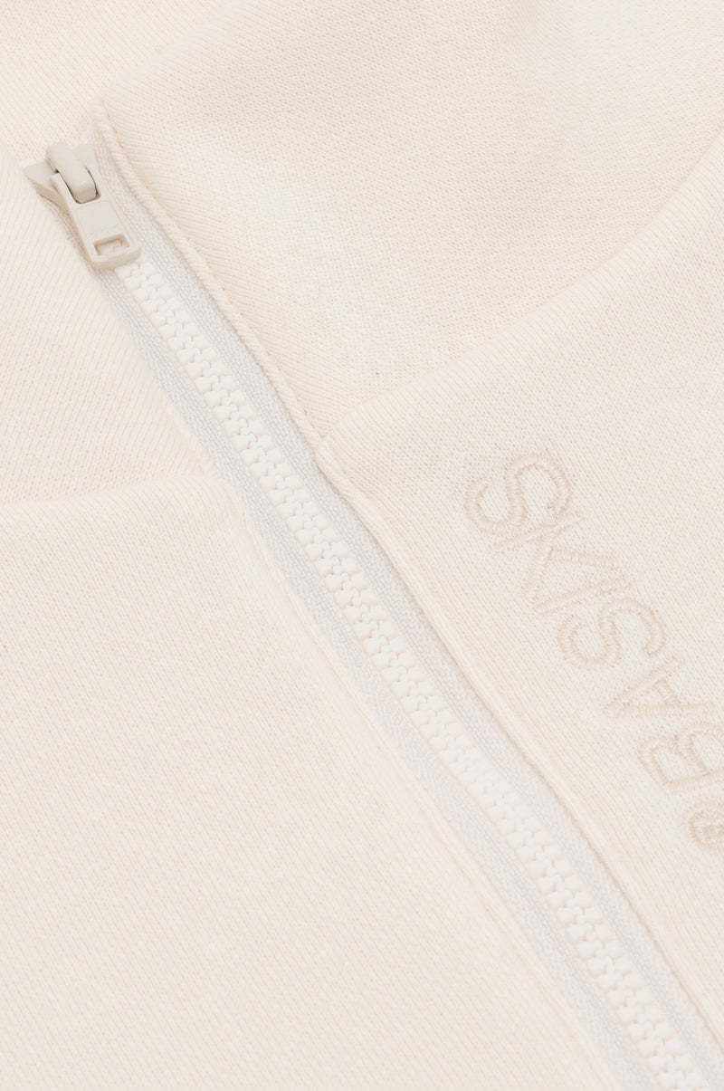 SKOOP® Basiks Half Zip Sweatshirt Pearl - SKOOP