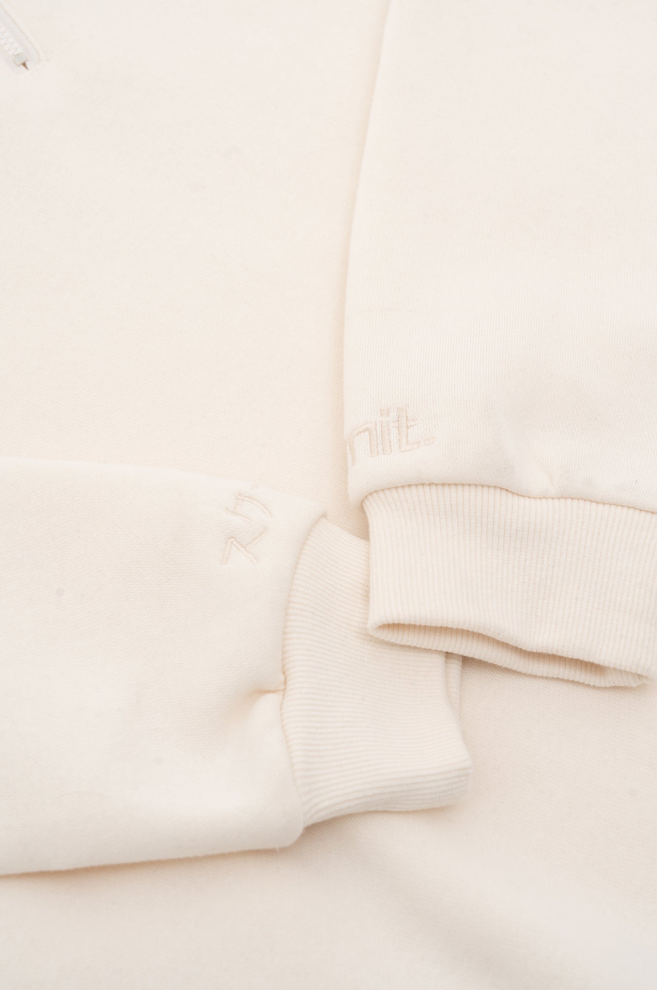 SKOOP® Basiks Half Zip Sweatshirt Pearl - SKOOP