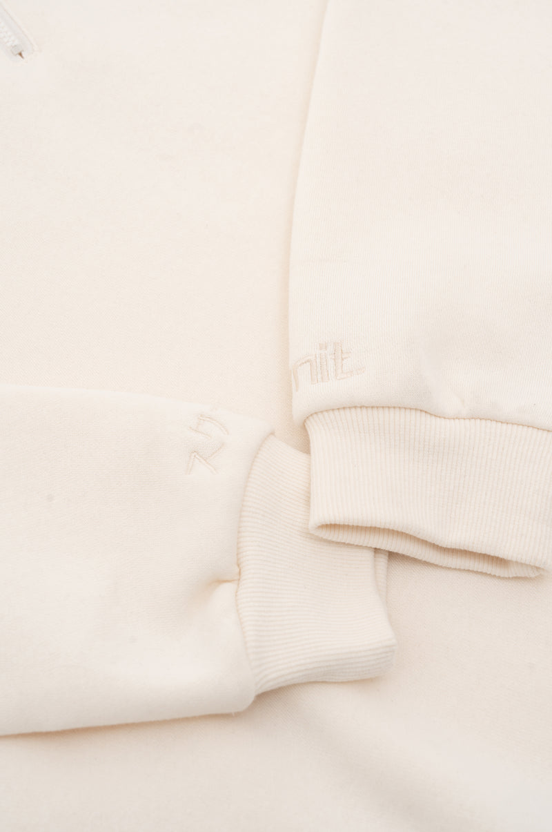 SKOOP® Basiks Half Zip Sweatshirt Pearl - SKOOP