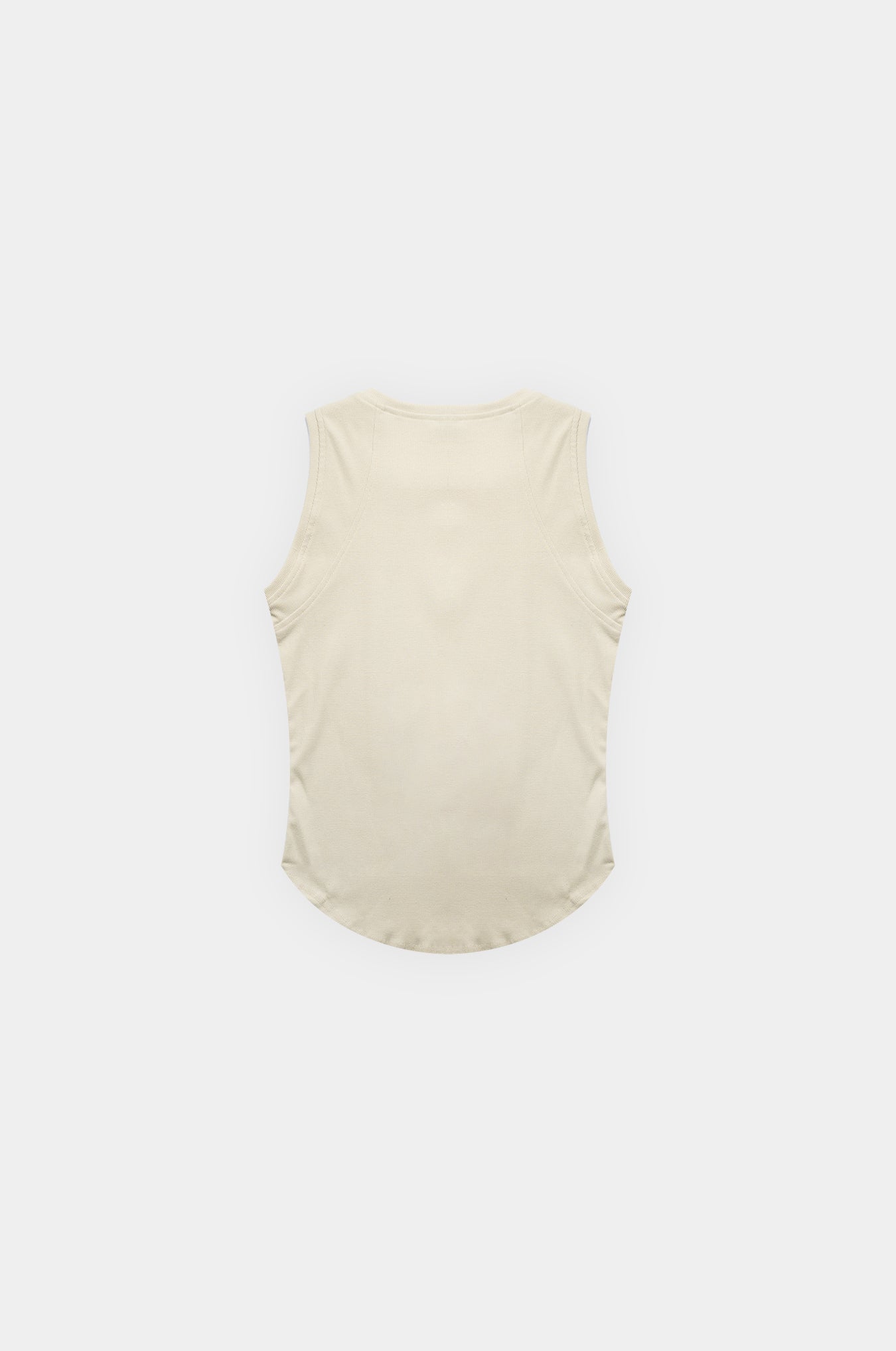 SKOOP® Basiks Ribbed Tank Top Acid Bone - SKOOP