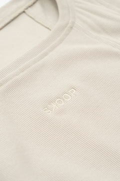 SKOOP® Basiks Ribbed Tank Top Acid Bone - SKOOP