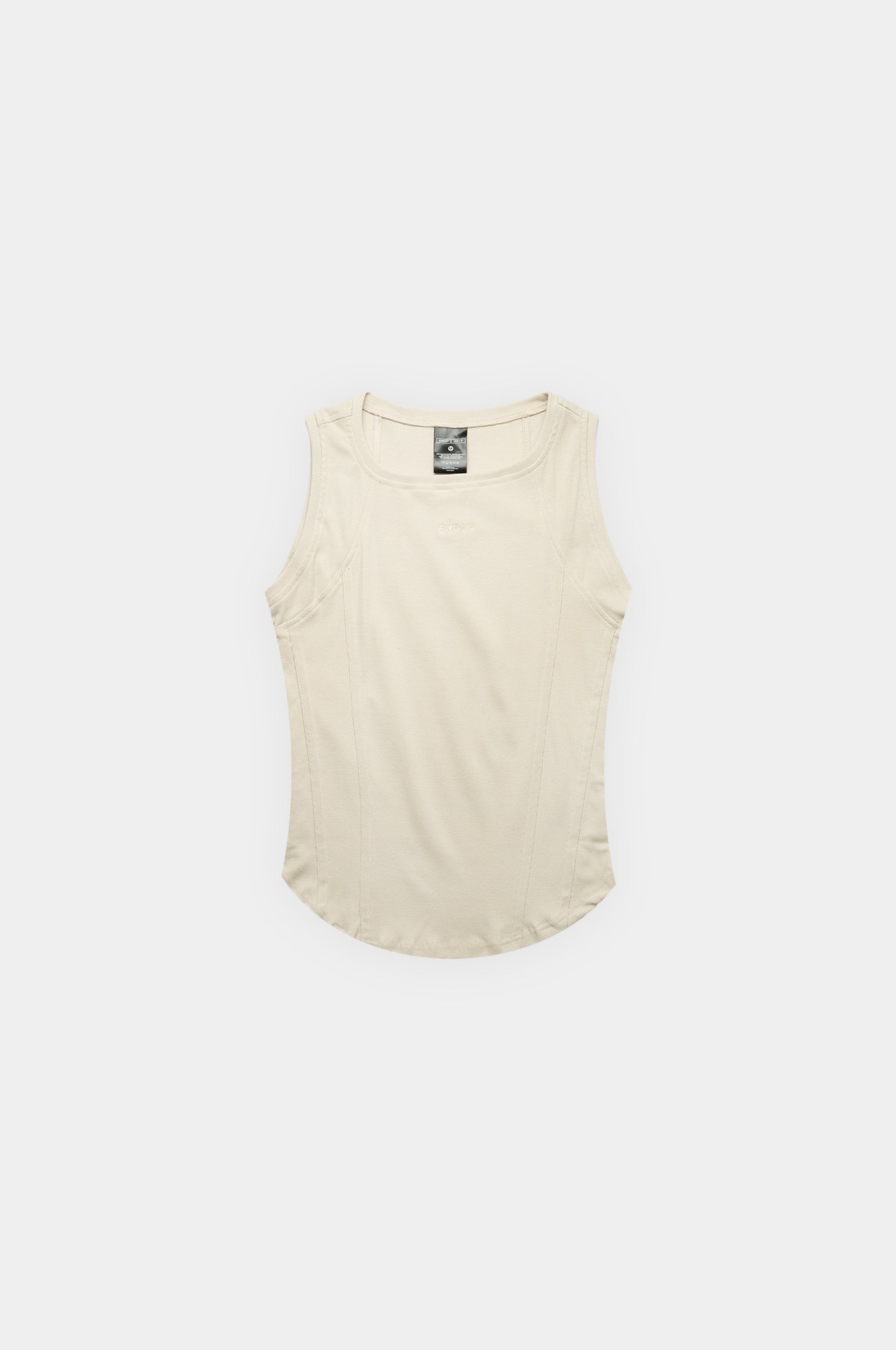 SKOOP® Basiks Ribbed Tank Top Acid Bone - SKOOP