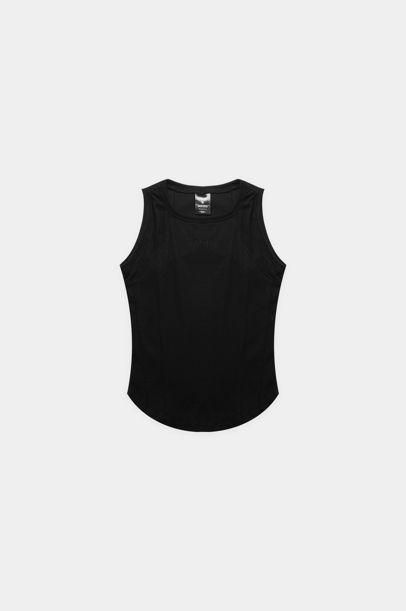 SKOOP® Basiks Ribbed Tank Top Onyx - SKOOP