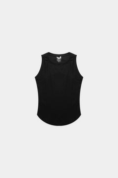 SKOOP® Basiks Ribbed Tank Top Onyx - SKOOP