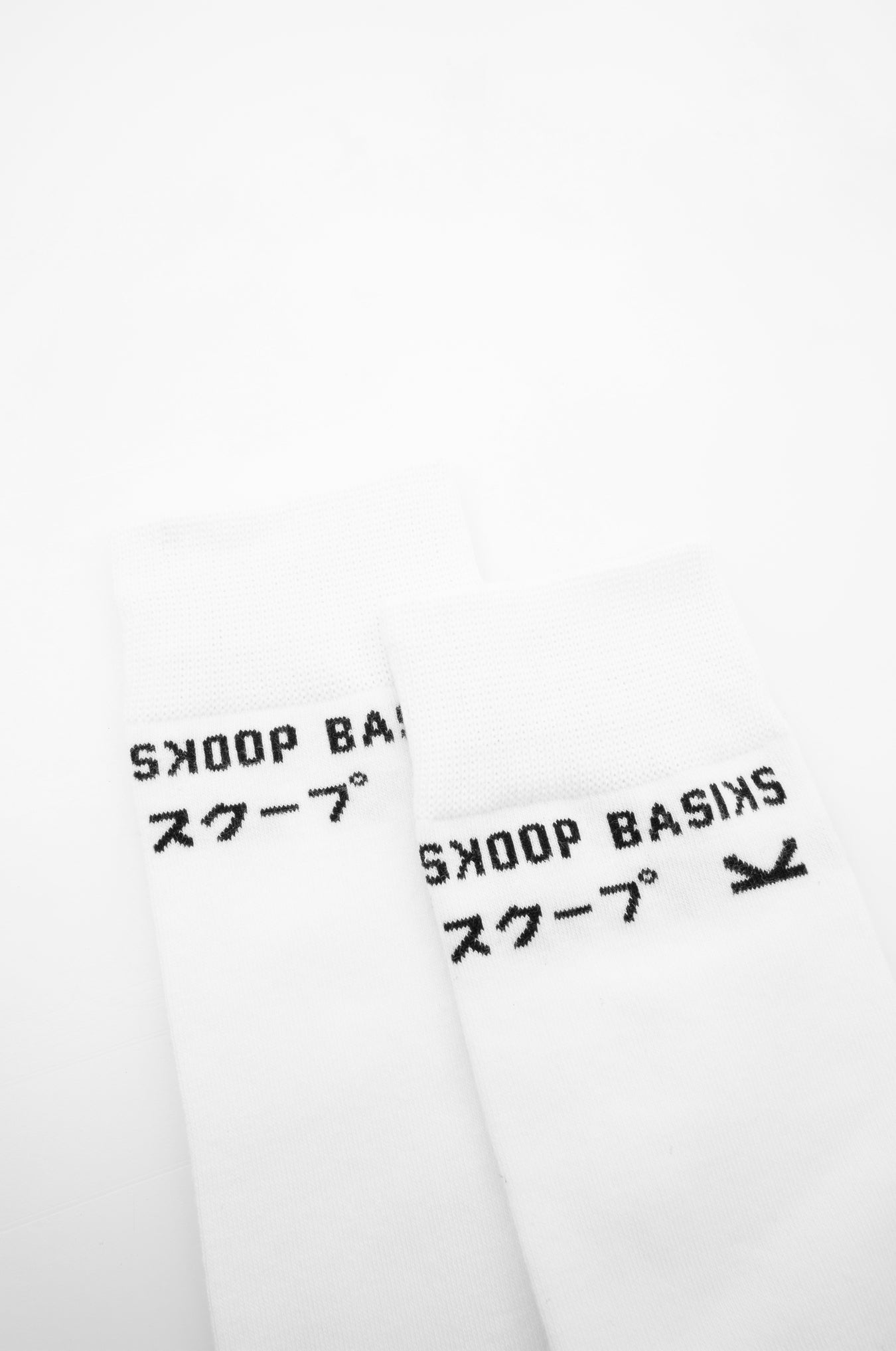 SKOOP® Basiks Banner Dress Socks White - SKOOP