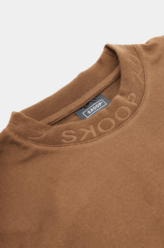 SKOOP® Debossed Box Tee Biscuit Brown - SKOOP