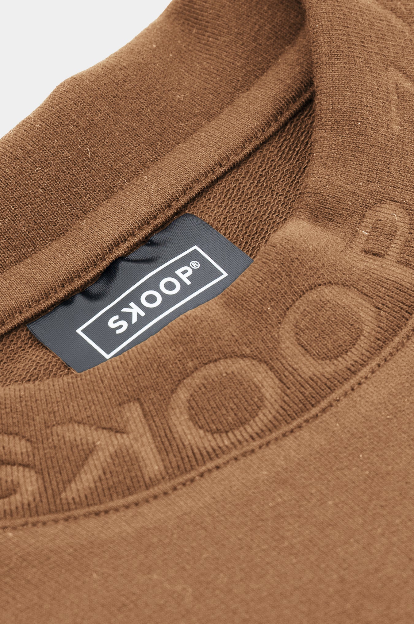 SKOOP® Debossed Box Tee Biscuit Brown - SKOOP