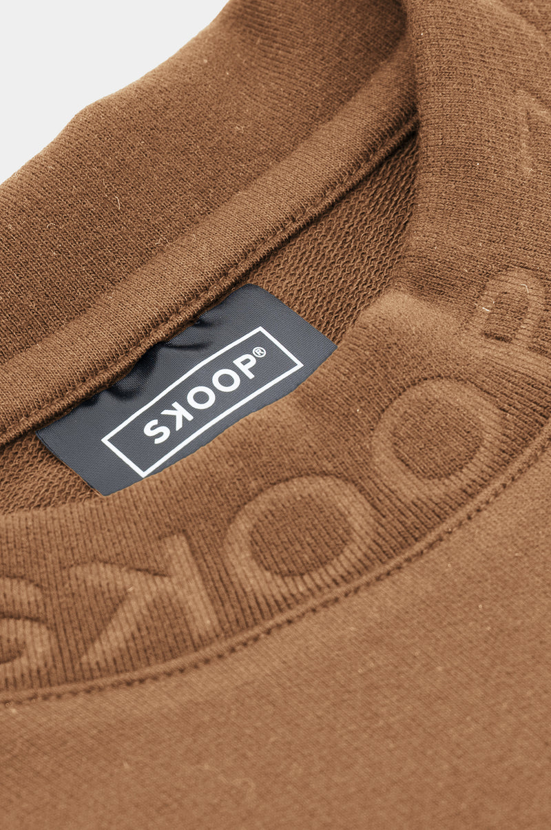SKOOP® Debossed Box Tee Biscuit Brown - SKOOP