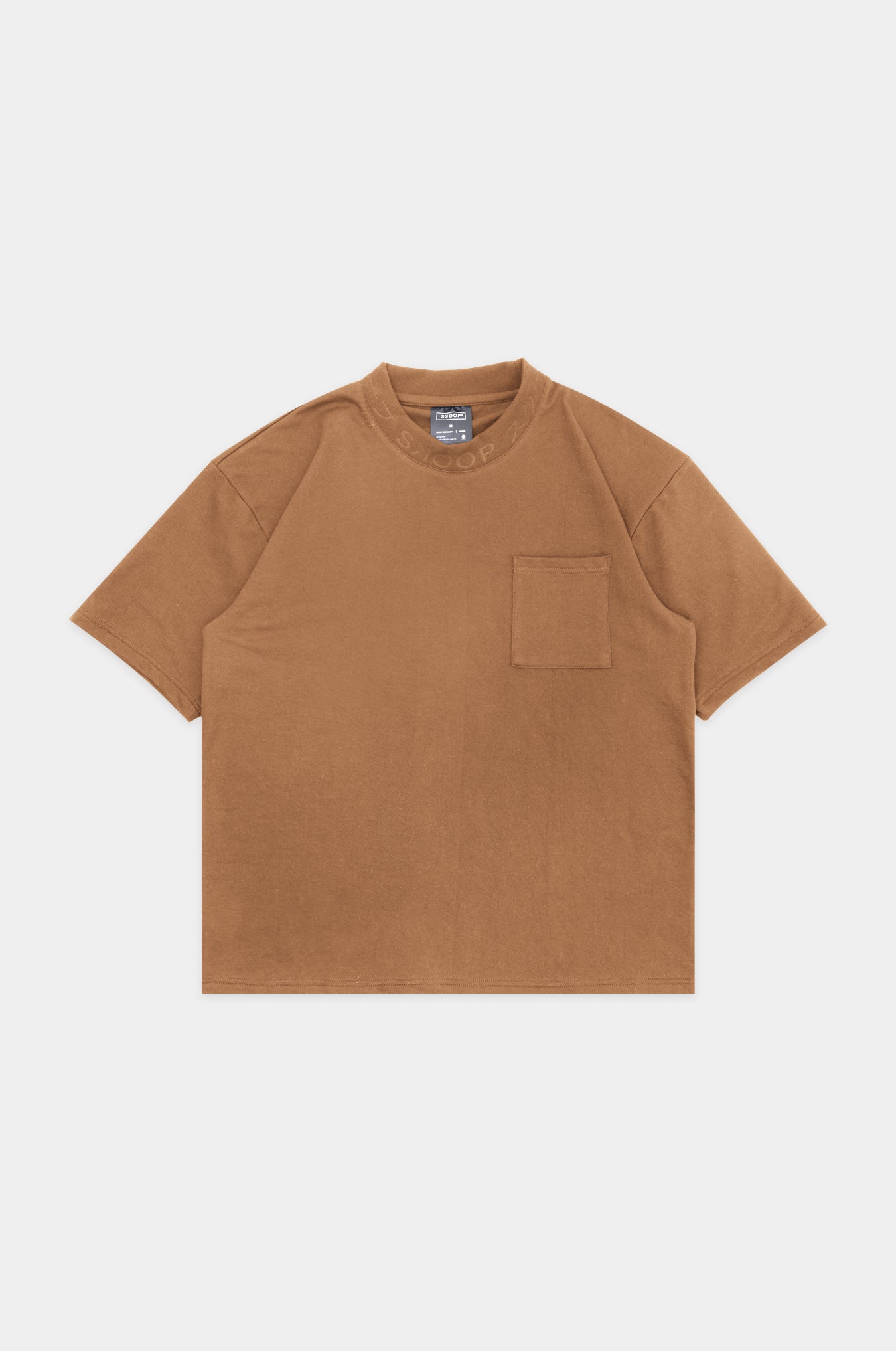 SKOOP® Debossed Box Tee Biscuit Brown - SKOOP
