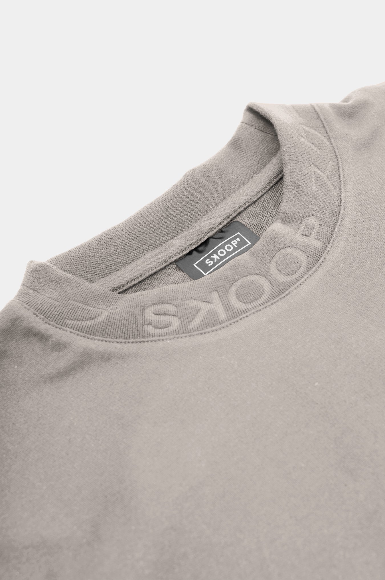 SKOOP® Debossed Box Tee Bone White - SKOOP
